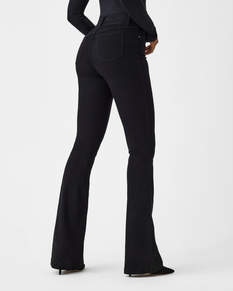 Black Spanx Flare Jeans | ZBNUE-0472