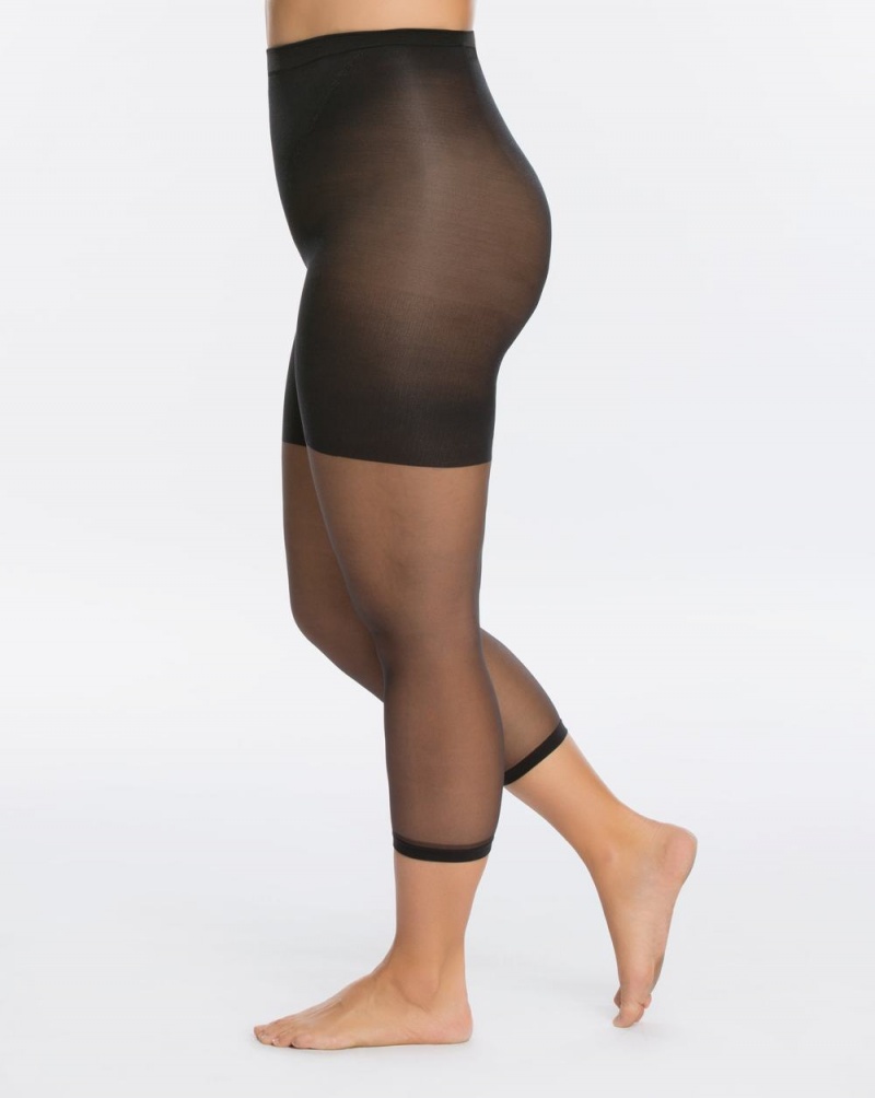 Black Spanx Power Capri | XQKAB-7492