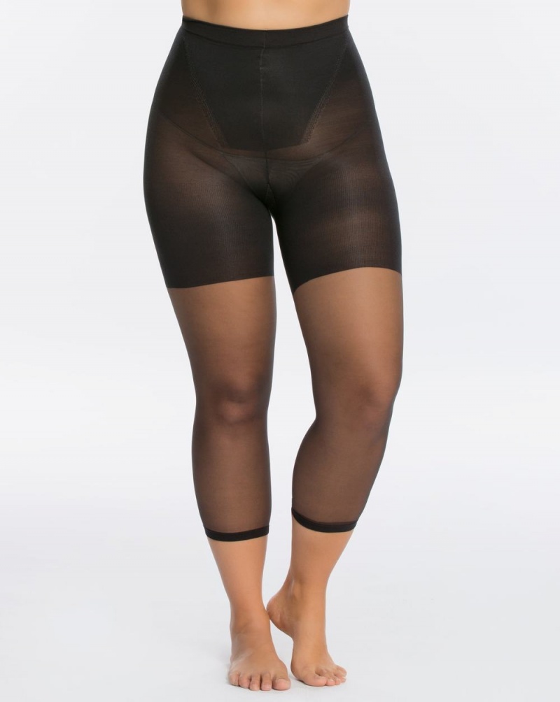 Black Spanx Power Capri | XQKAB-7492