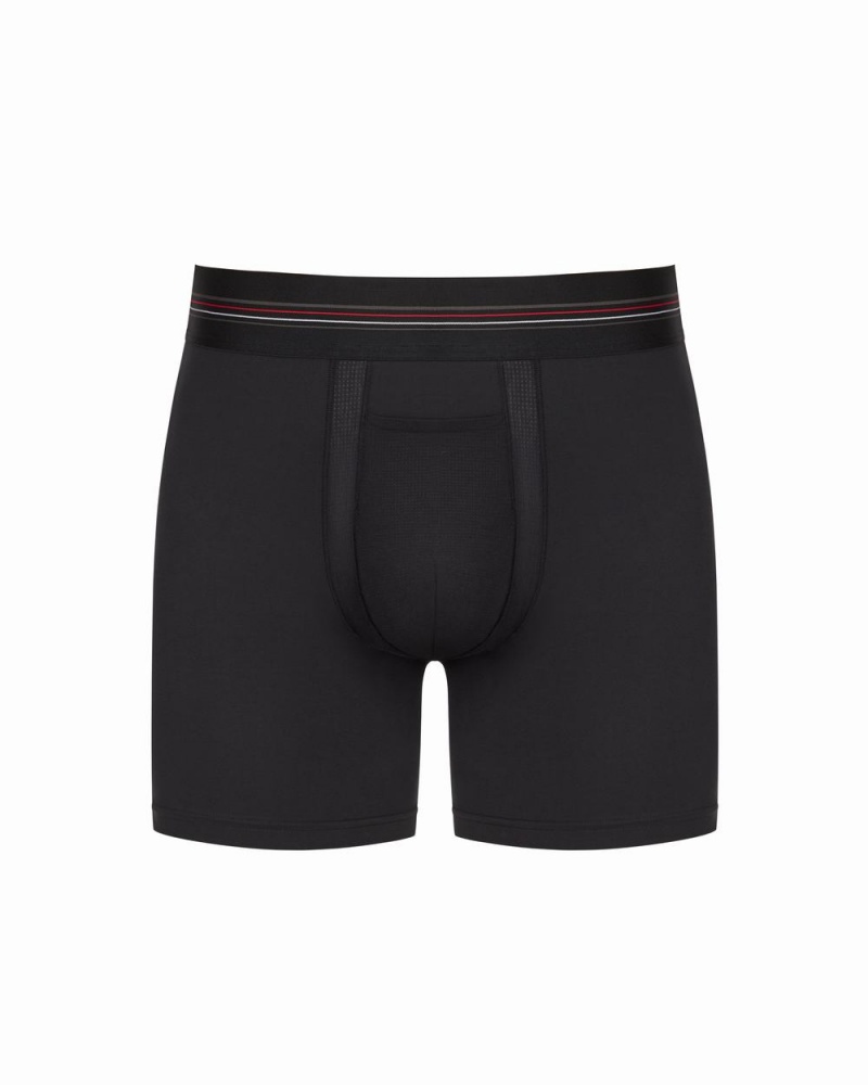 Black Spanx Sculpt Cotton Boxer Brief | NCXRE-2489