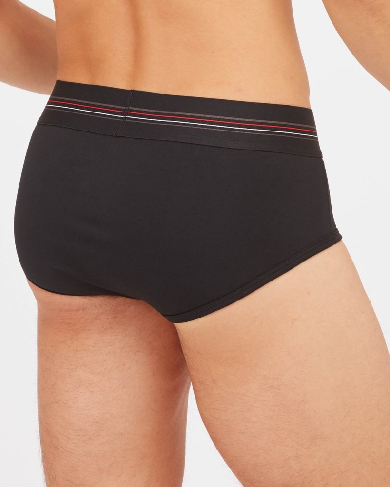 Black Spanx Sculpt Cotton Brief | UQFKR-7801