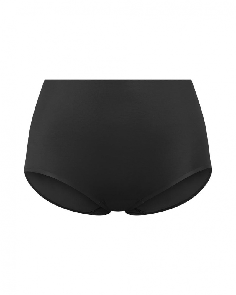 Black Spanx Shaping Satin Brief | KDBMF-1083