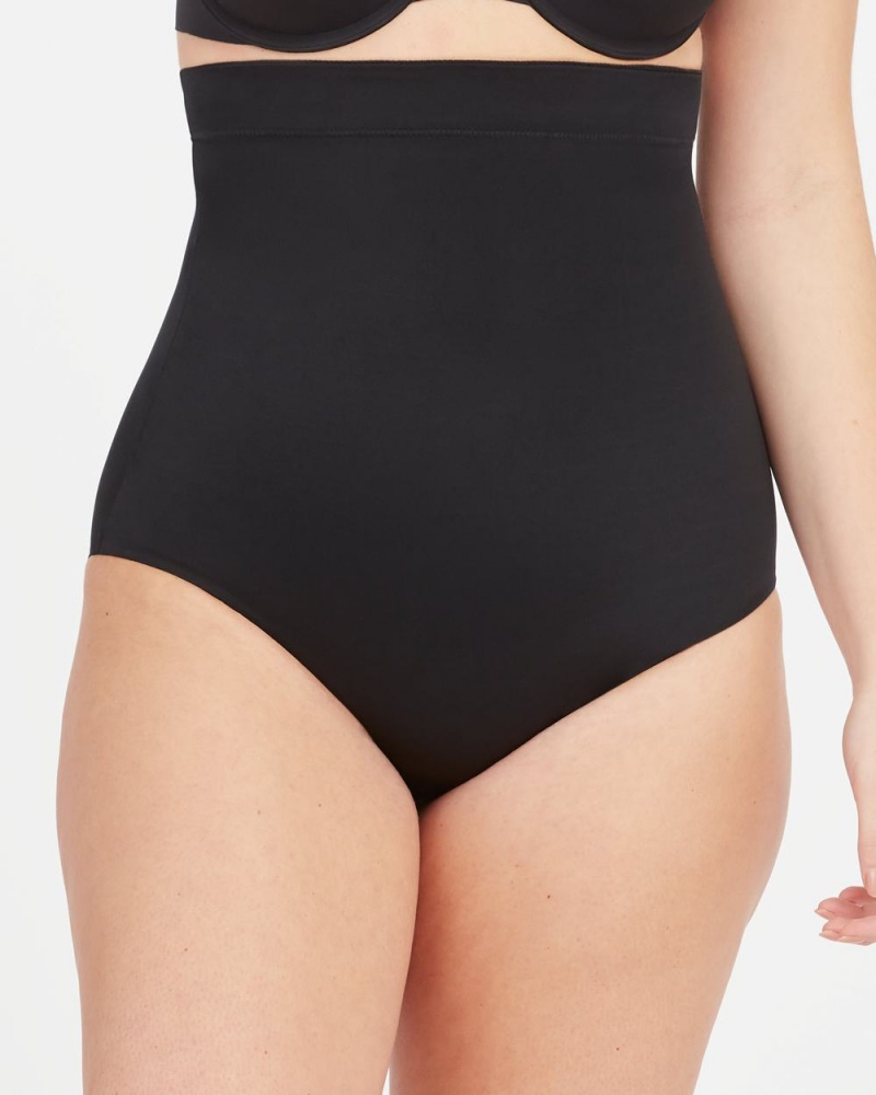 Black Spanx Suit Your Fancy High-Waisted Brief | VCMLN-2436