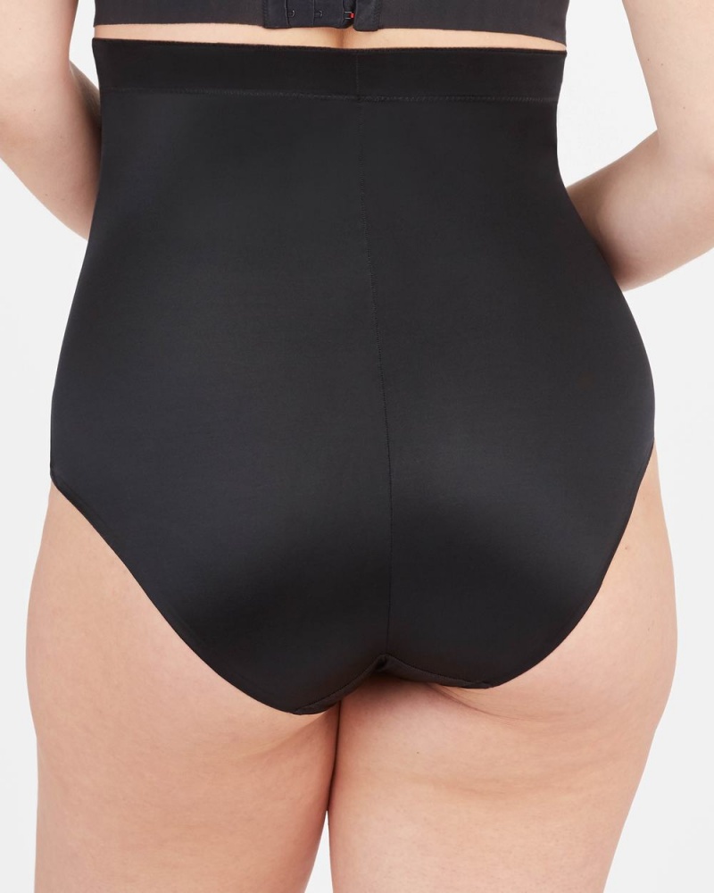 Black Spanx Suit Your Fancy High-Waisted Brief | VCMLN-2436