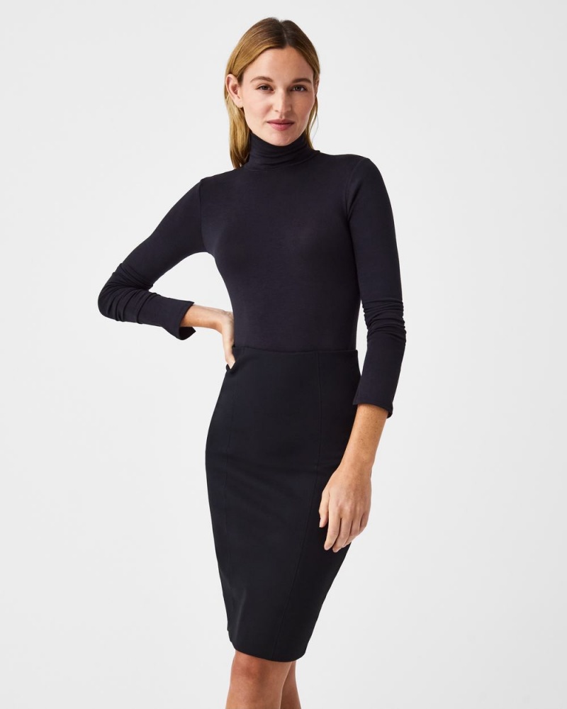 Black Spanx The Perfect Black Pencil Skirt | MZSVO-9071