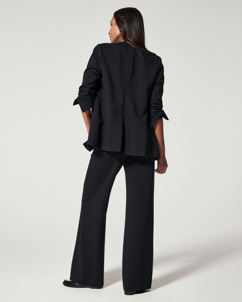 Black Spanx The Perfect Oversized Blazer | XMUFT-2854