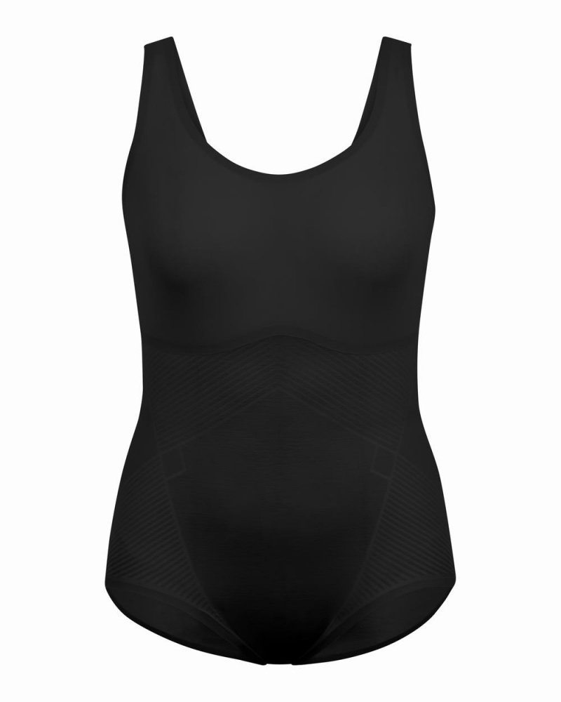 Black Spanx Thinstincts® 2.0 Tank Panty Bodysuit | YNZBT-9571