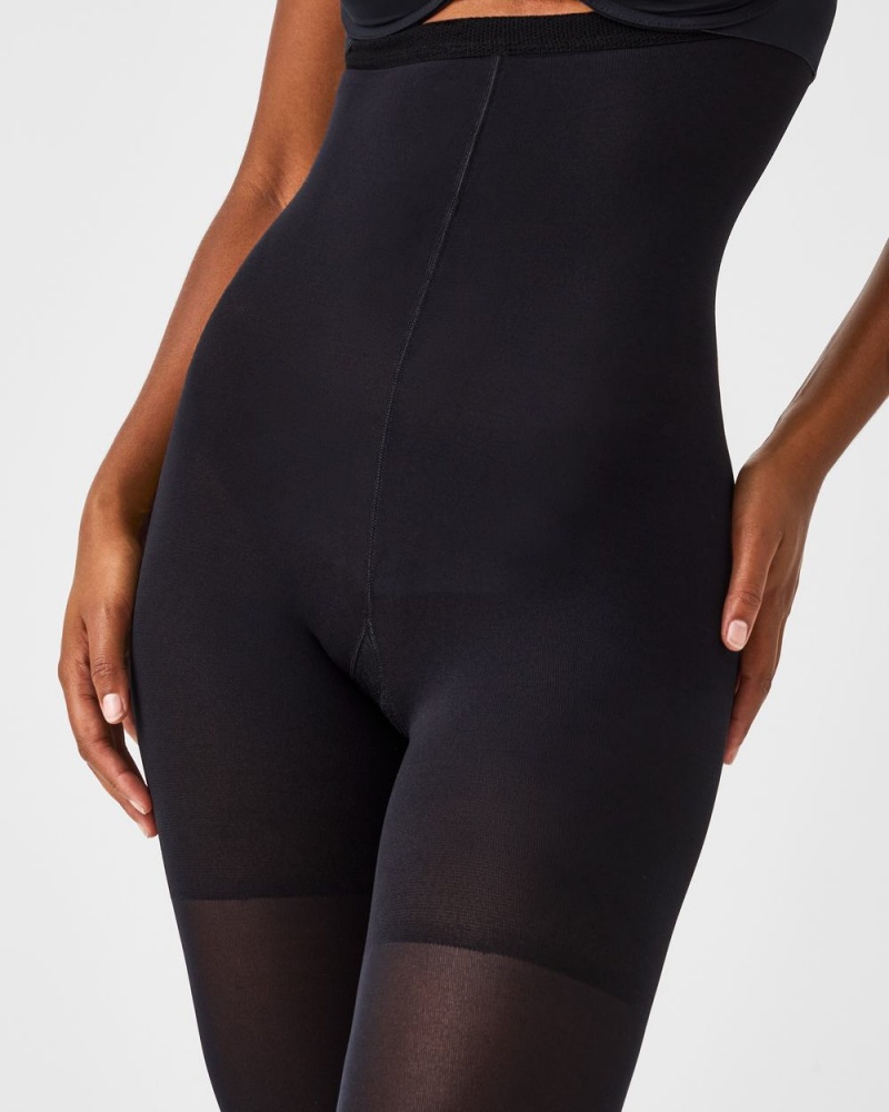 Black Spanx Tight-End Tights®, High-Waisted | ZPOVI-2084