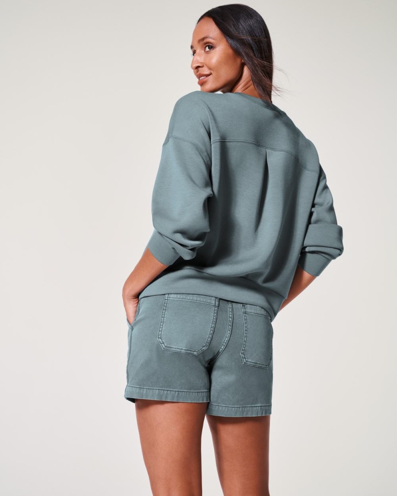 Blue Grey Spanx AirEssentials Crew | LFJYR-6359