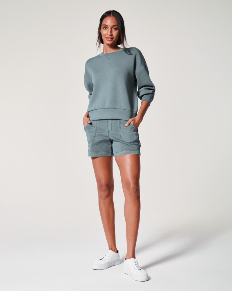 Blue Grey Spanx AirEssentials Crew | LFJYR-6359