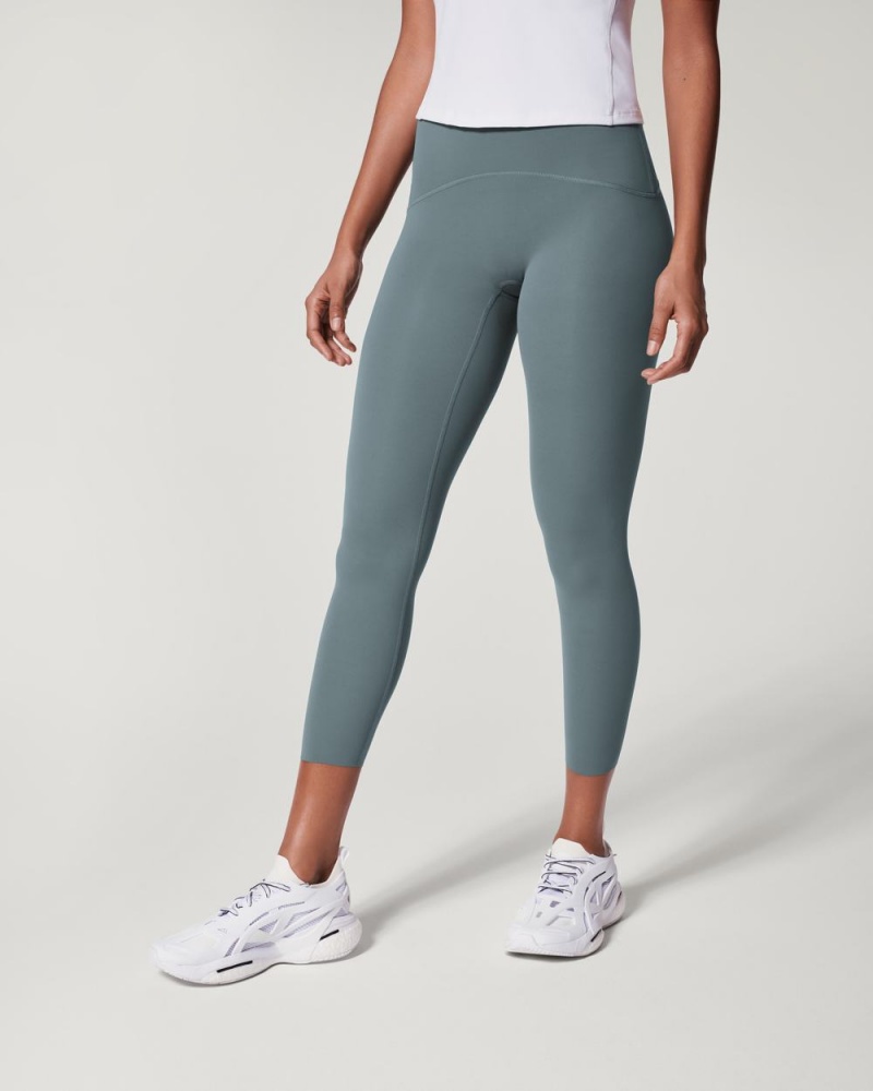 Blue Grey Spanx Booty Boost® Active 7/8 Leggings | YOWAP-1267