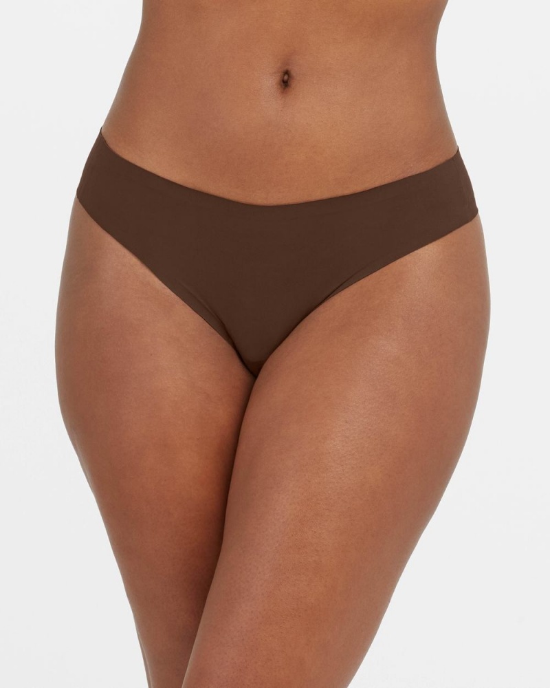 Brown Spanx Ahhh-llelujah® ‘Fit to You’ Thong | KULTR-3729