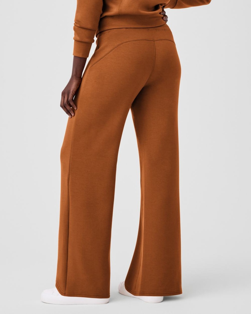 Brown Spanx AirEssentials Wide Leg Pant | NXWUO-0385