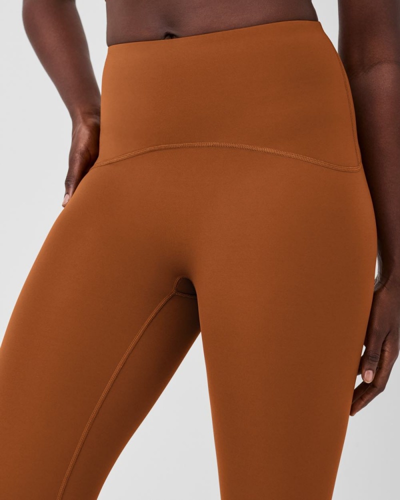 Brown Spanx Booty Boost® Active 7/8 Leggings | HXKUO-0247