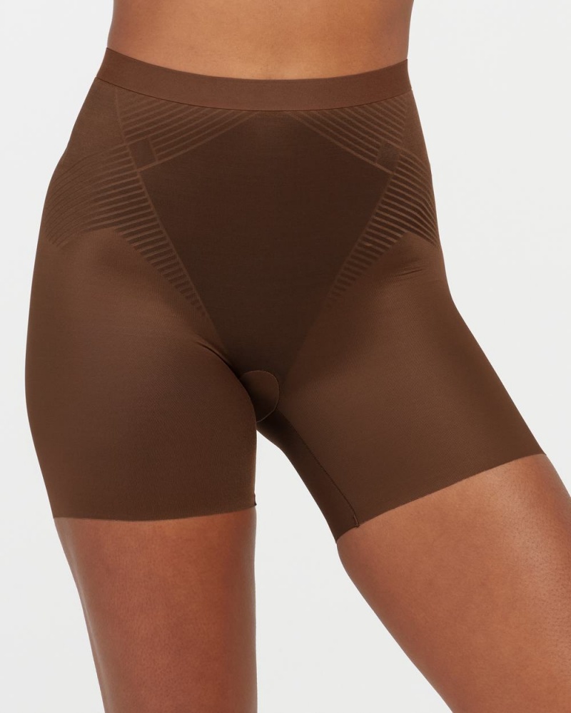 Brown Spanx Thinstincts® 2.0 Girl Short | AWCPE-4716