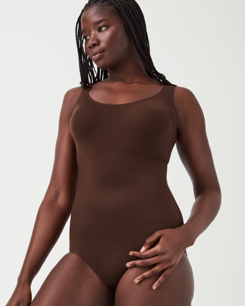 Brown Spanx Thinstincts® 2.0 Tank Panty Bodysuit | DSKPU-6874