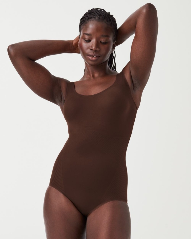 Brown Spanx Thinstincts® 2.0 Tank Panty Bodysuit | DSKPU-6874