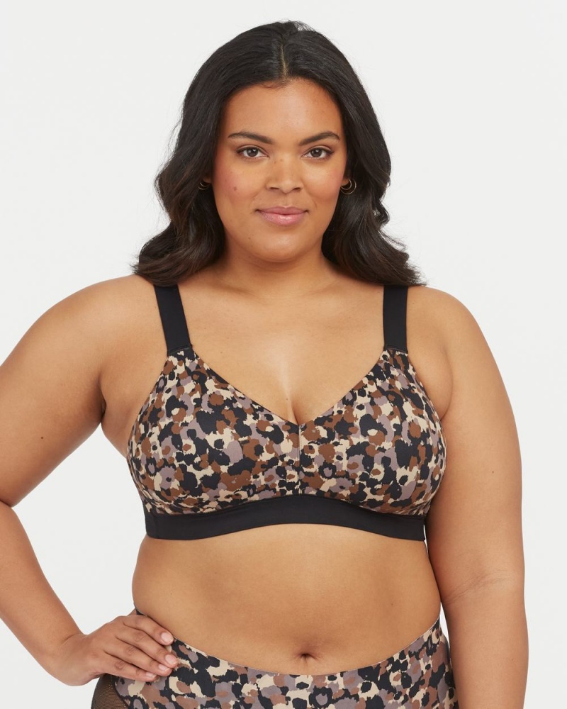 Brushed Collage Neutral Mini Spanx Bra-llelujah!® Lightly Lined Bralette | SFNUE-4037