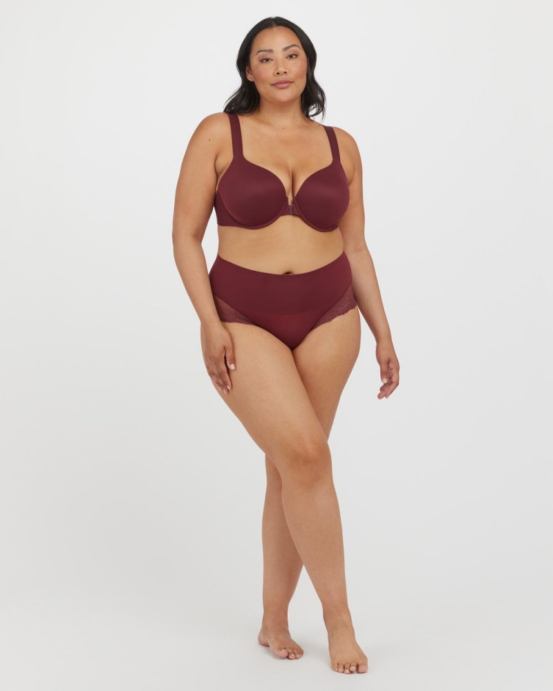 Burgundy Spanx Bra-llelujah!® Lightly Lined Full Coverage Bra | UTAOH-6085