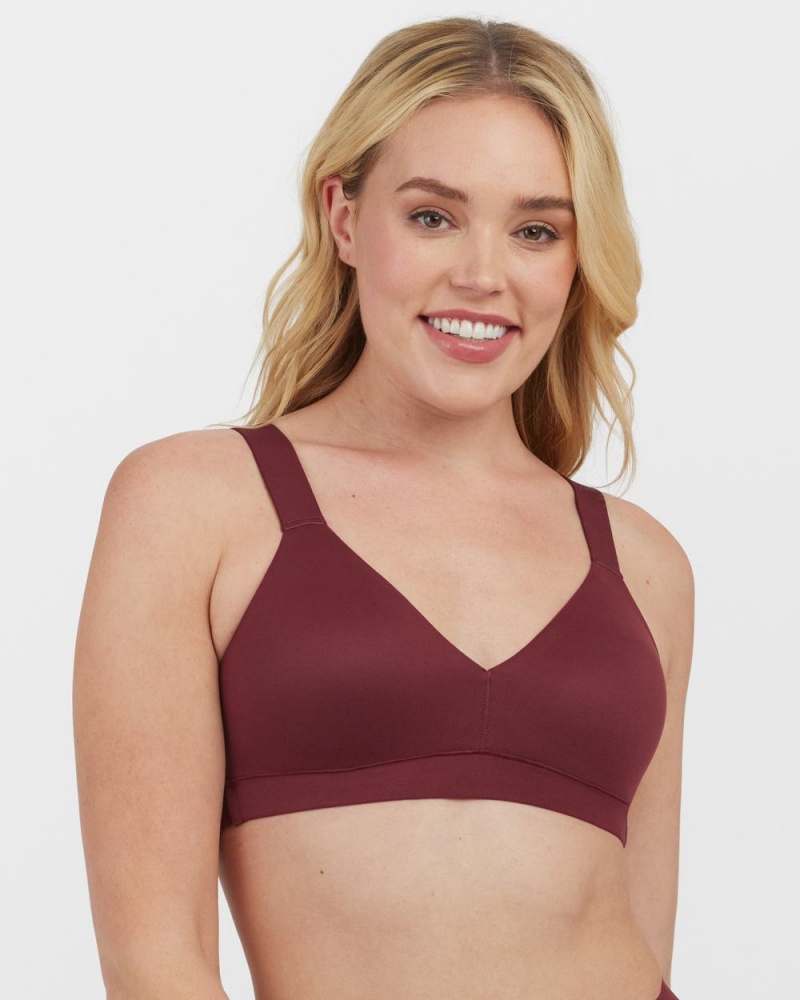 Burgundy Spanx Bra-llelujah!® Lightly Lined Bralette | ELOMD-2578