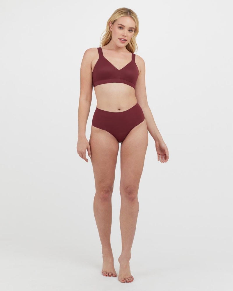 Burgundy Spanx Undie-tectable® Brief | OJUMB-5083