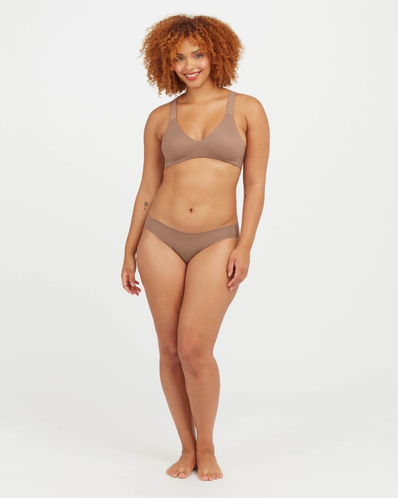 Cafe Au Lait Spanx Bra-llelujah!® Unlined Bralette | XPIEW-0514