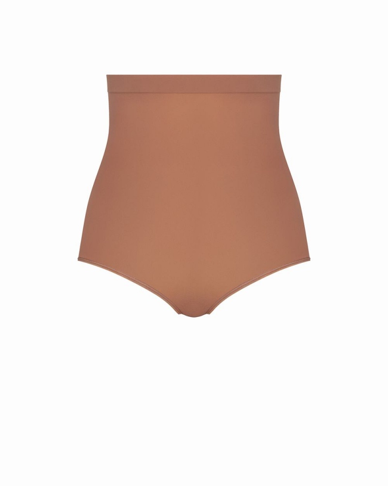 Cafe Au Lait Spanx Higher Power Panties | HFAQT-4025