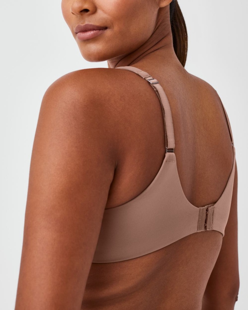 Cafe Au Lait Spanx Low Profile Minimizer Bra | MRAJX-9861