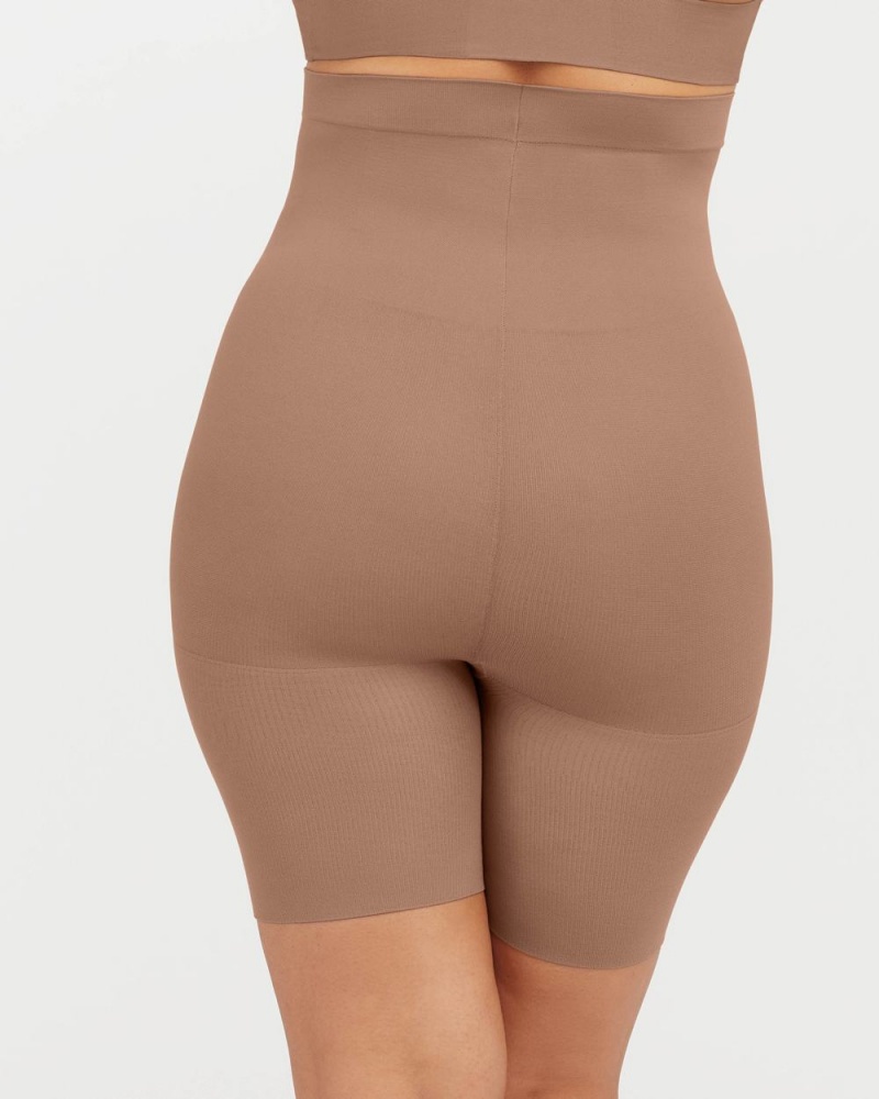 Cafe Au Lait Spanx Mama Short | LXOWH-3951