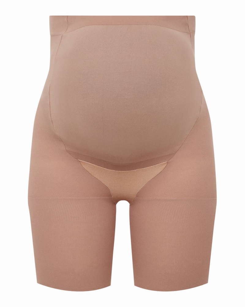 Cafe Au Lait Spanx Mama Short | LXOWH-3951