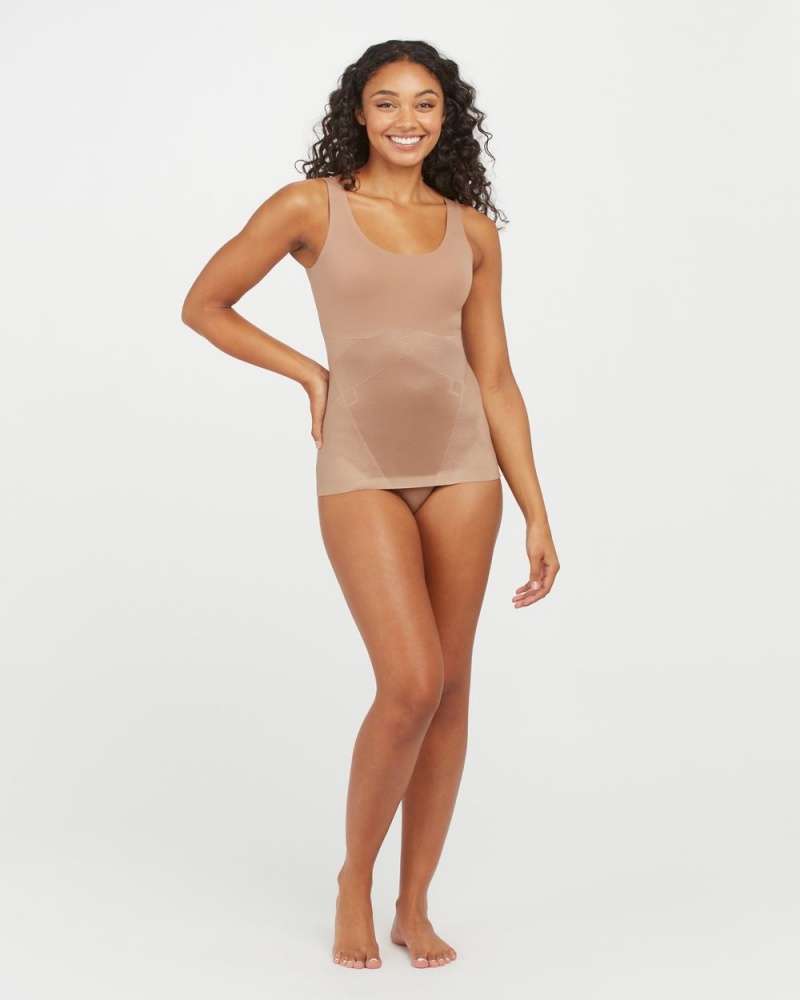 Cafe Au Lait Spanx Thinstincts® 2.0 Tank | WHZLO-0415