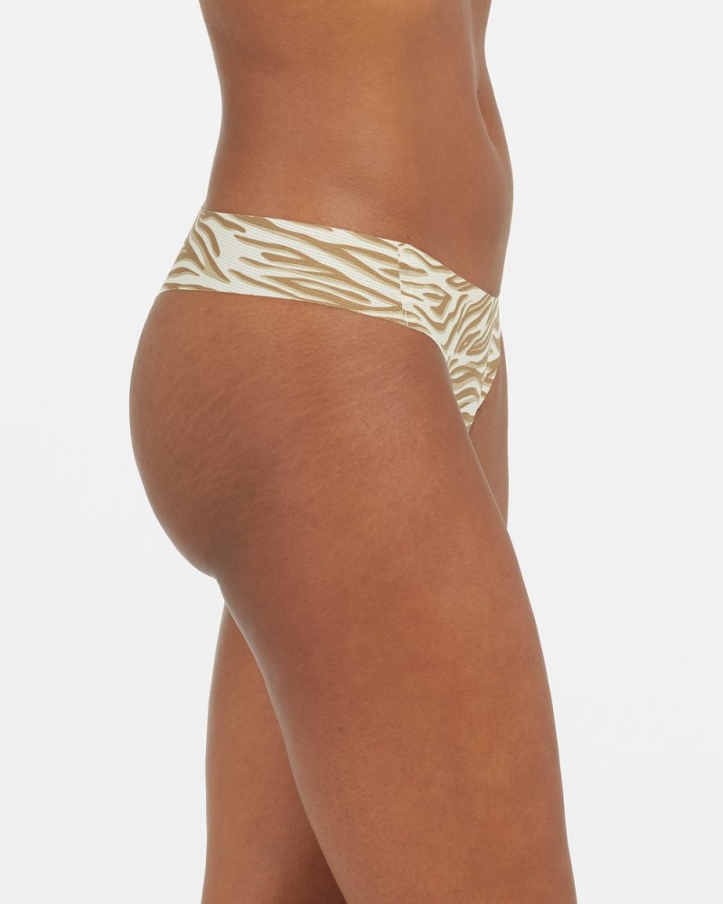 Desert Zebra Spanx Under Statements® Thong | HGRYV-3026