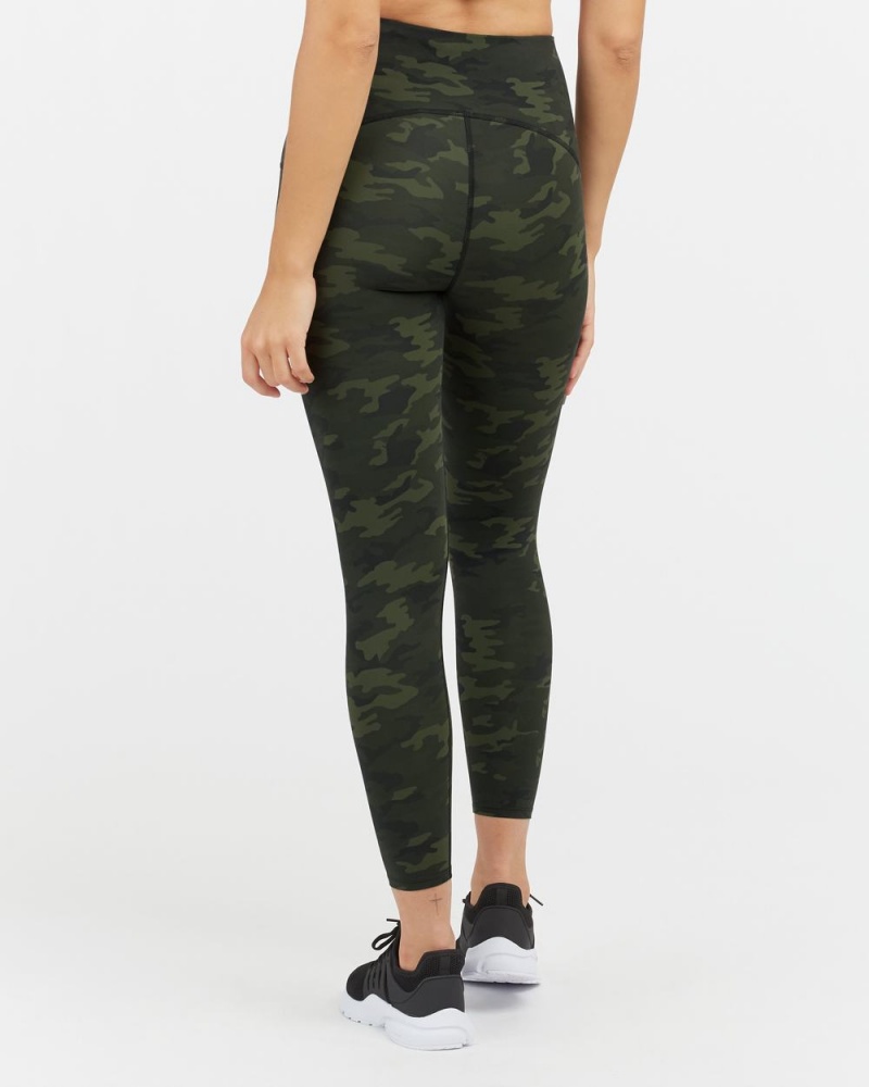 Green Camo Spanx Booty Boost® Active Camo 7/8 Leggings | MYANE-9032