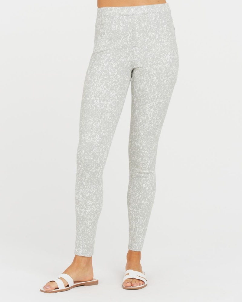 Grey Spanx Jean-ish® Ankle Leggings | SBHQM-1092