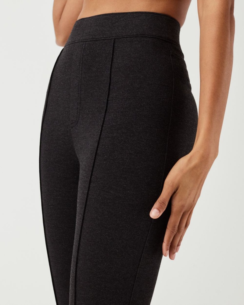 Grey Spanx The Perfect Pant, Hi-Rise Flare in Houndstooth Jacquard | ICWPF-7395