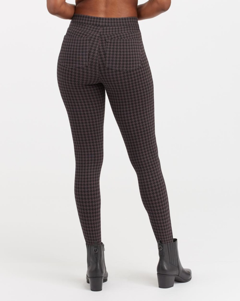 Houndstooth Spanx Jean-ish® Ankle Leggings | QUNWZ-7134