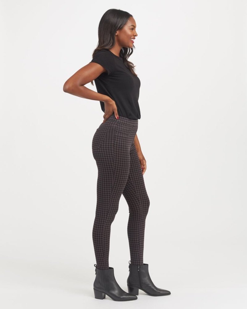 Houndstooth Spanx Jean-ish® Ankle Leggings | QUNWZ-7134