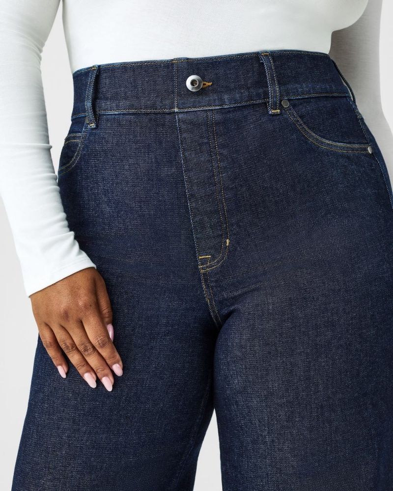 Indigo Spanx Wide Leg Jeans | BHRFI-5847