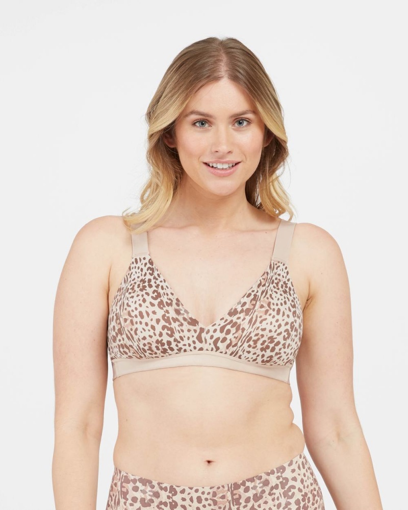 Leopard Spanx Bra-llelujah!® Lightly Lined Bralette | HLYRV-3607