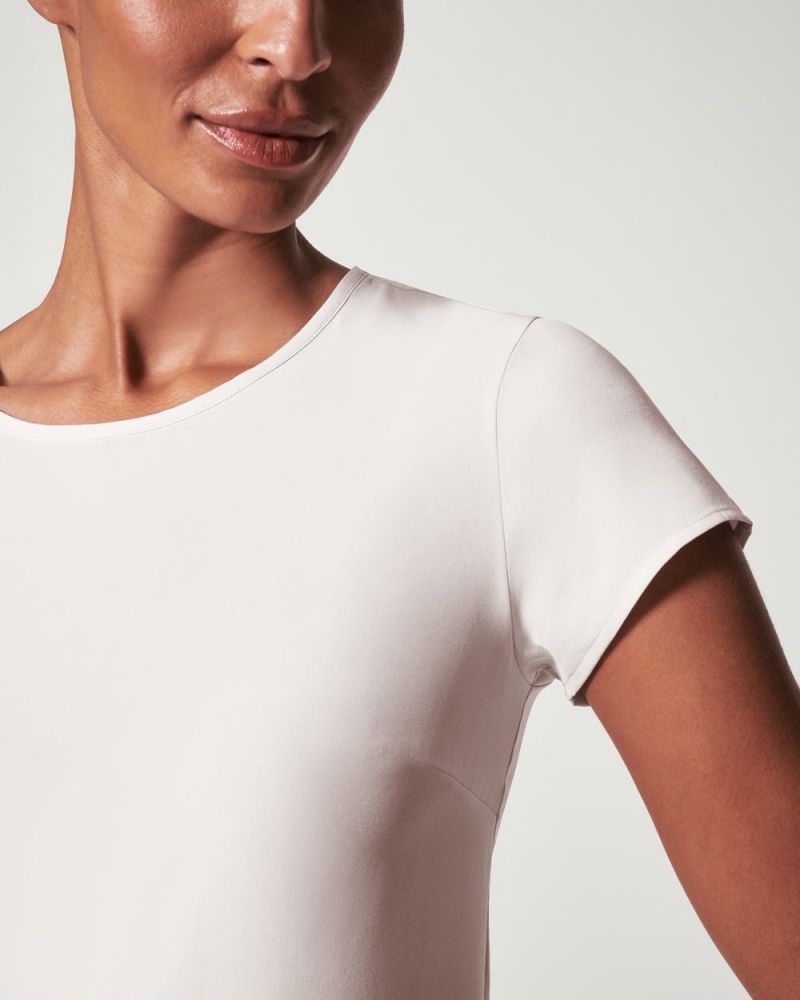 Light Grey Spanx Yes, Pleats! Tee | CEUIL-9386