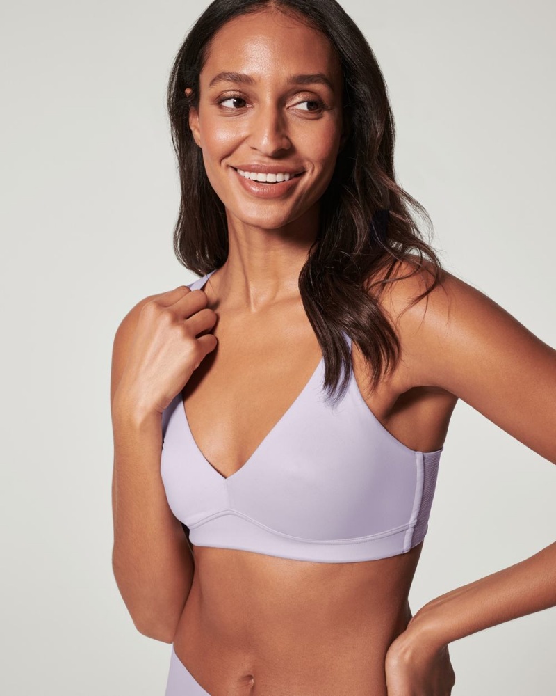 Light Purple Spanx Bra-llelujah!® Unlined Bralette | KDOTI-8960