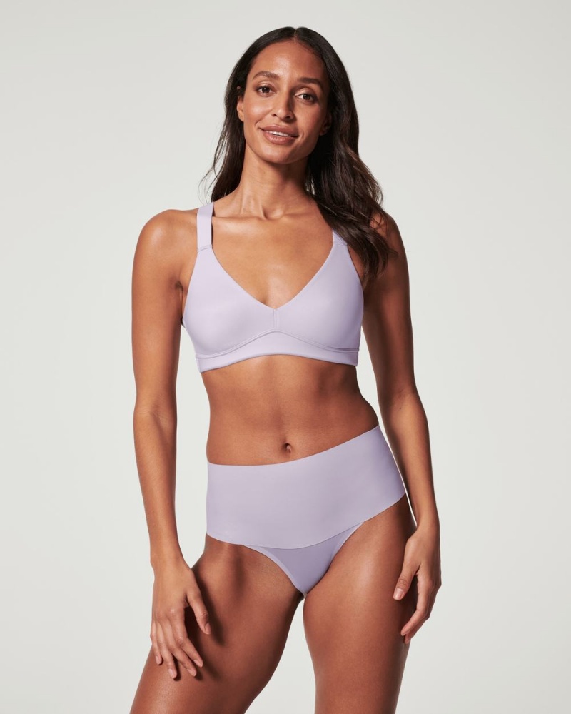 Light Purple Spanx Bra-llelujah!® Unlined Bralette | KDOTI-8960