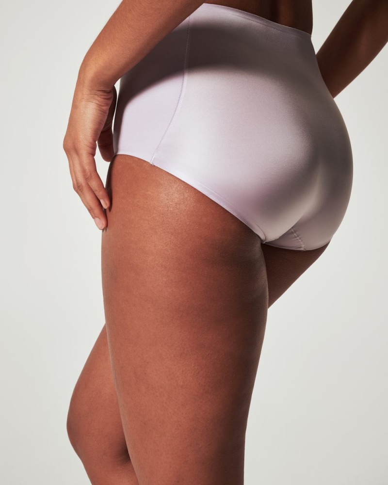 Light Purple Spanx Shaping Satin Brief | EQOXK-6073