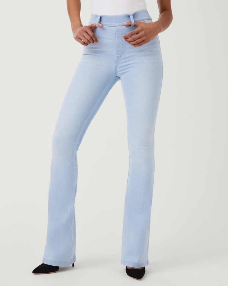 Light Wash Spanx Flare Jeans | EOULT-7650