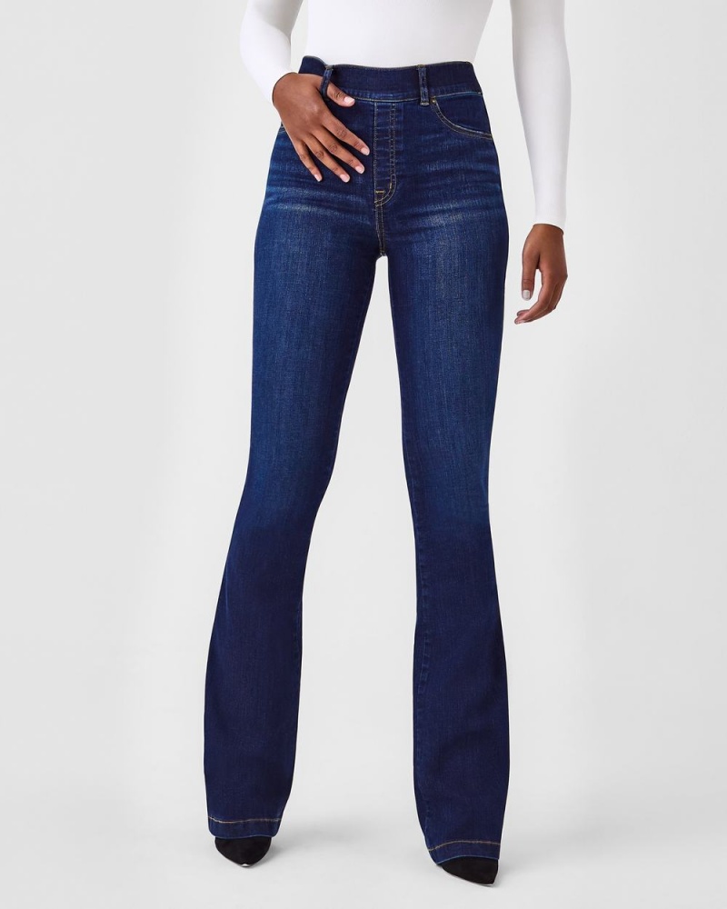 Midnight Shade Spanx Flare Jeans | HPTKO-2138