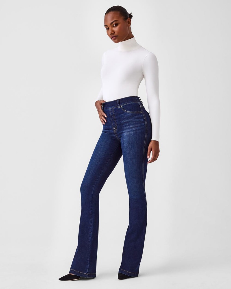 Midnight Shade Spanx Flare Jeans | HPTKO-2138