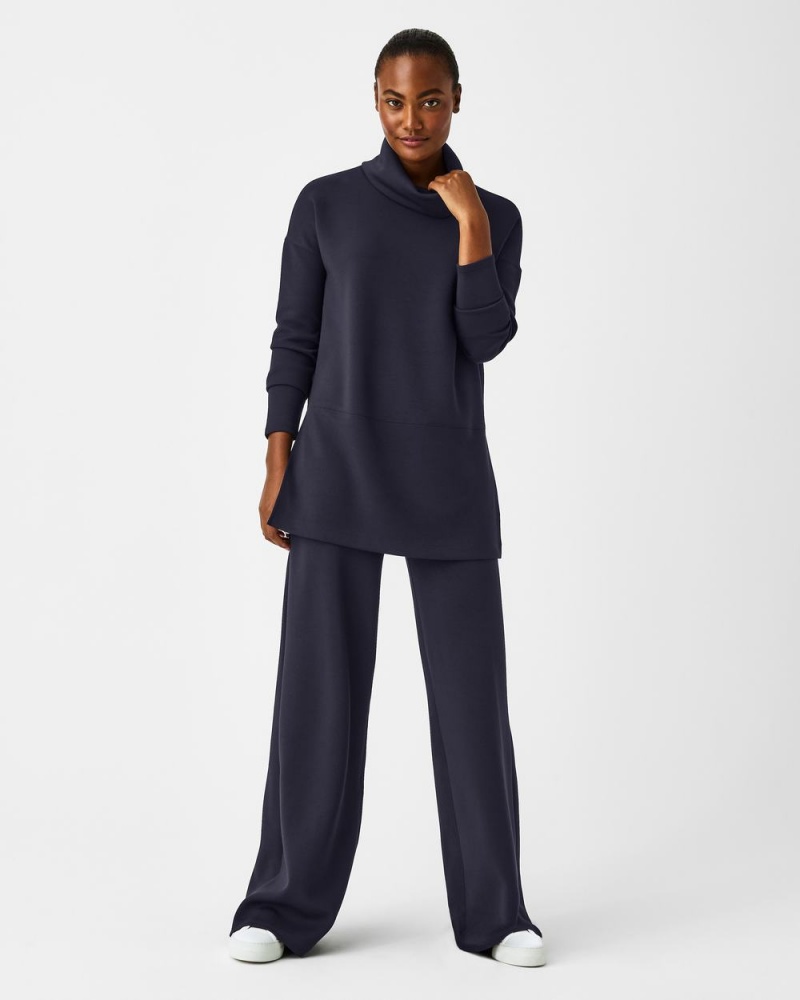 Navy Spanx AirEssentials Turtleneck Tunic | FTWXY-4038