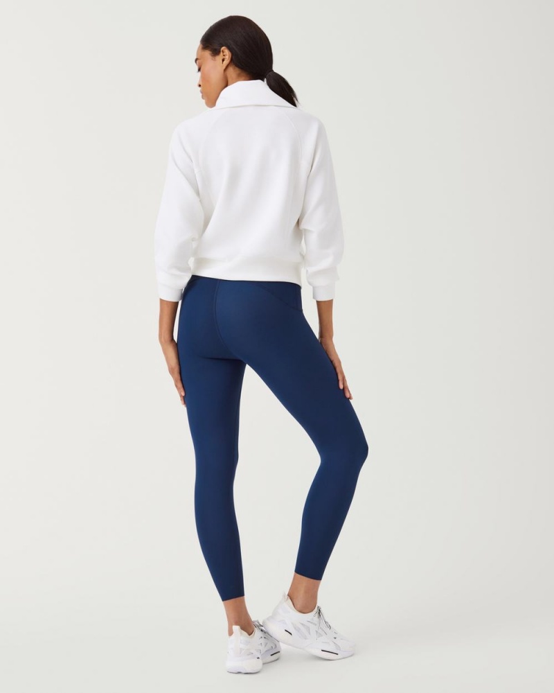 Navy Spanx Booty Boost® Active 7/8 Leggings | SGKNU-5918