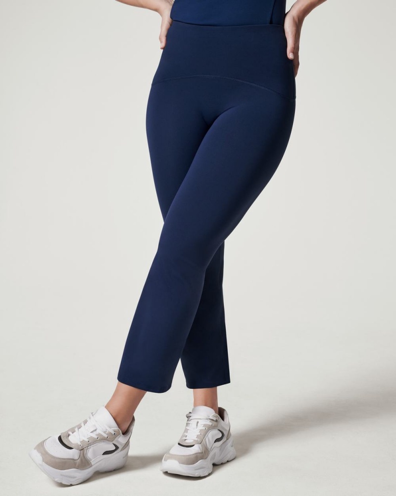 Navy Spanx Booty Boost® Active Ankle Flare Pant | XWVYD-9835