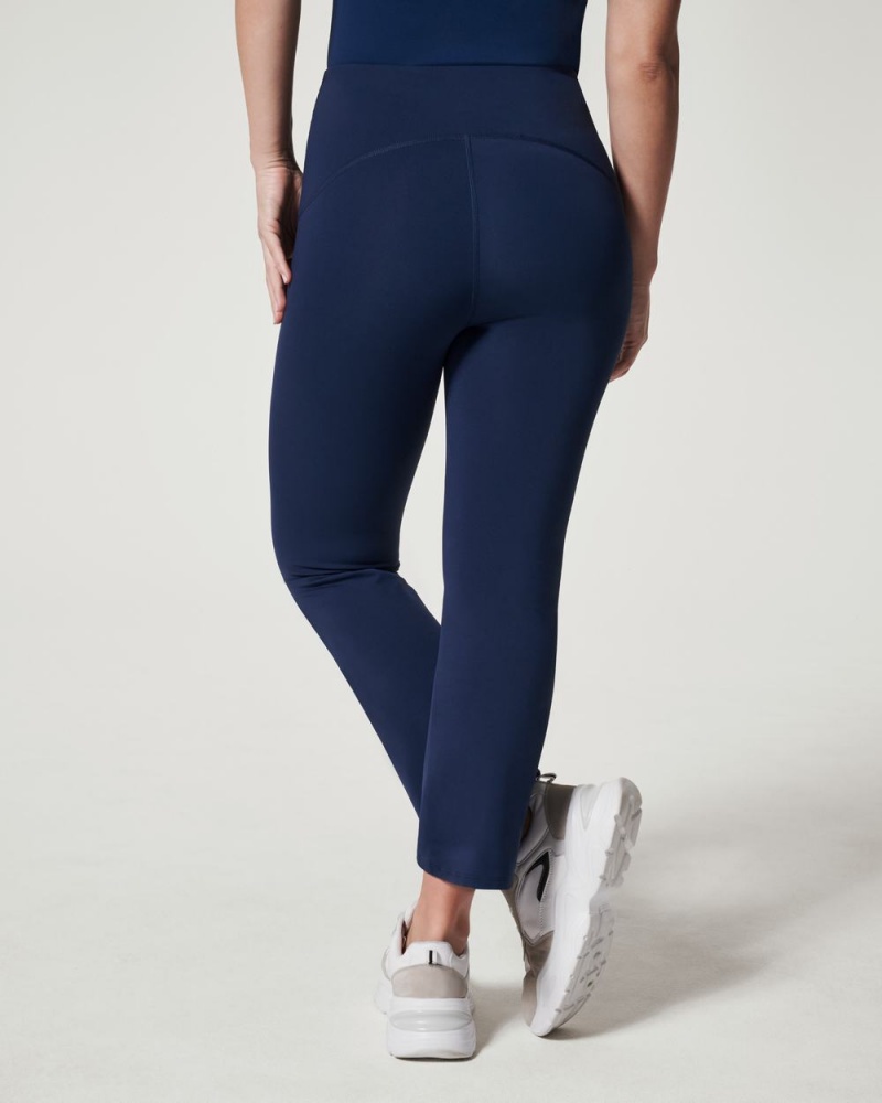 Navy Spanx Booty Boost® Active Ankle Flare Pant | XWVYD-9835